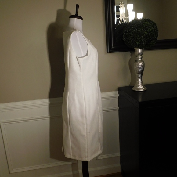 Cream Sheath Dress - 8 - BRAND NEW - Picture 7 of 8